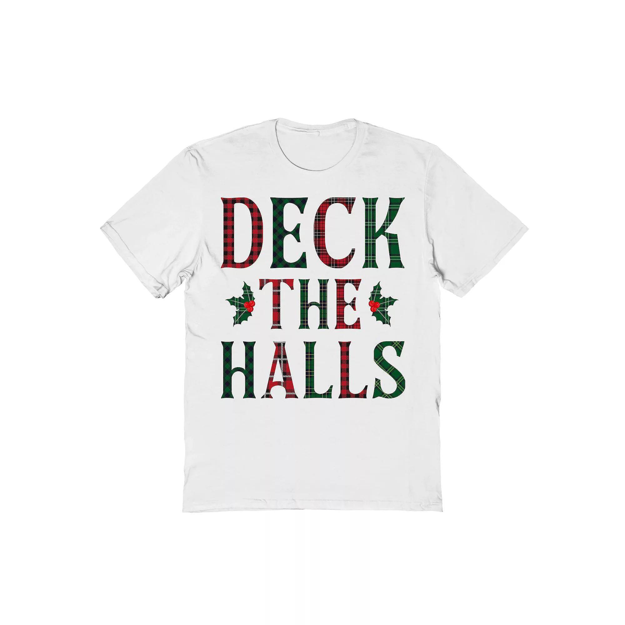 Men's Deck The Halls Christmas Graphic Tee, Adult Unisex,  Product Image