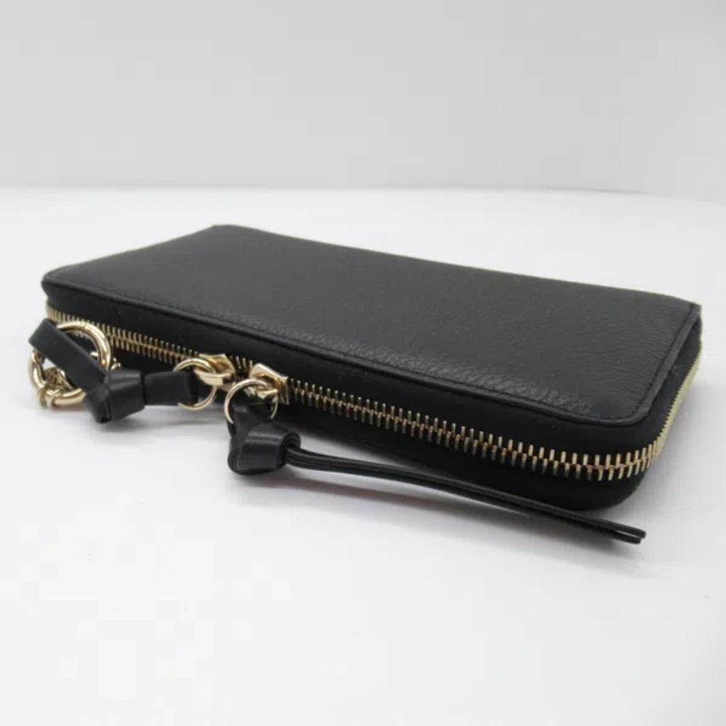 CHLOÉ Leather Wallet (bi-fold) In Black Product Image