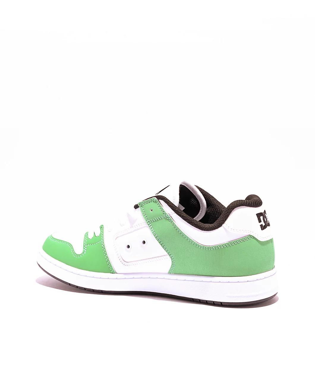 Dc Shoes Manteca 4 Green & White Skate Shoes Product Image