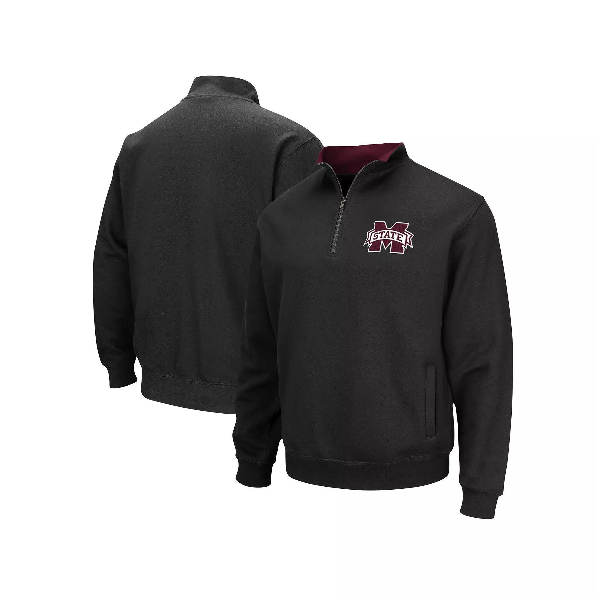 Men's Colosseum Blue Seton Hall Pirates Tortugas Logo Quarter-Zip Jacket,  Product Image