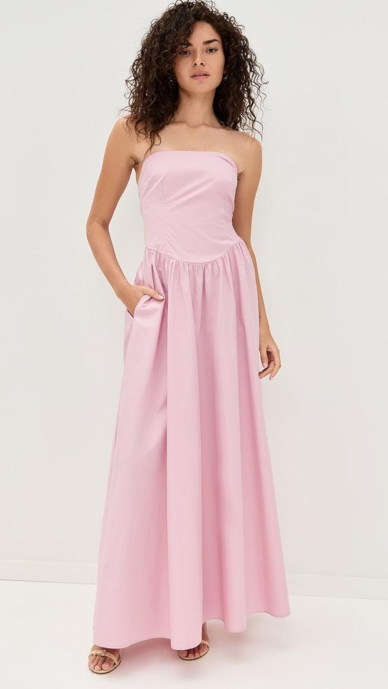 Susana Monaco Poplin Drop Waist Tube Dress | Shopbop Product Image