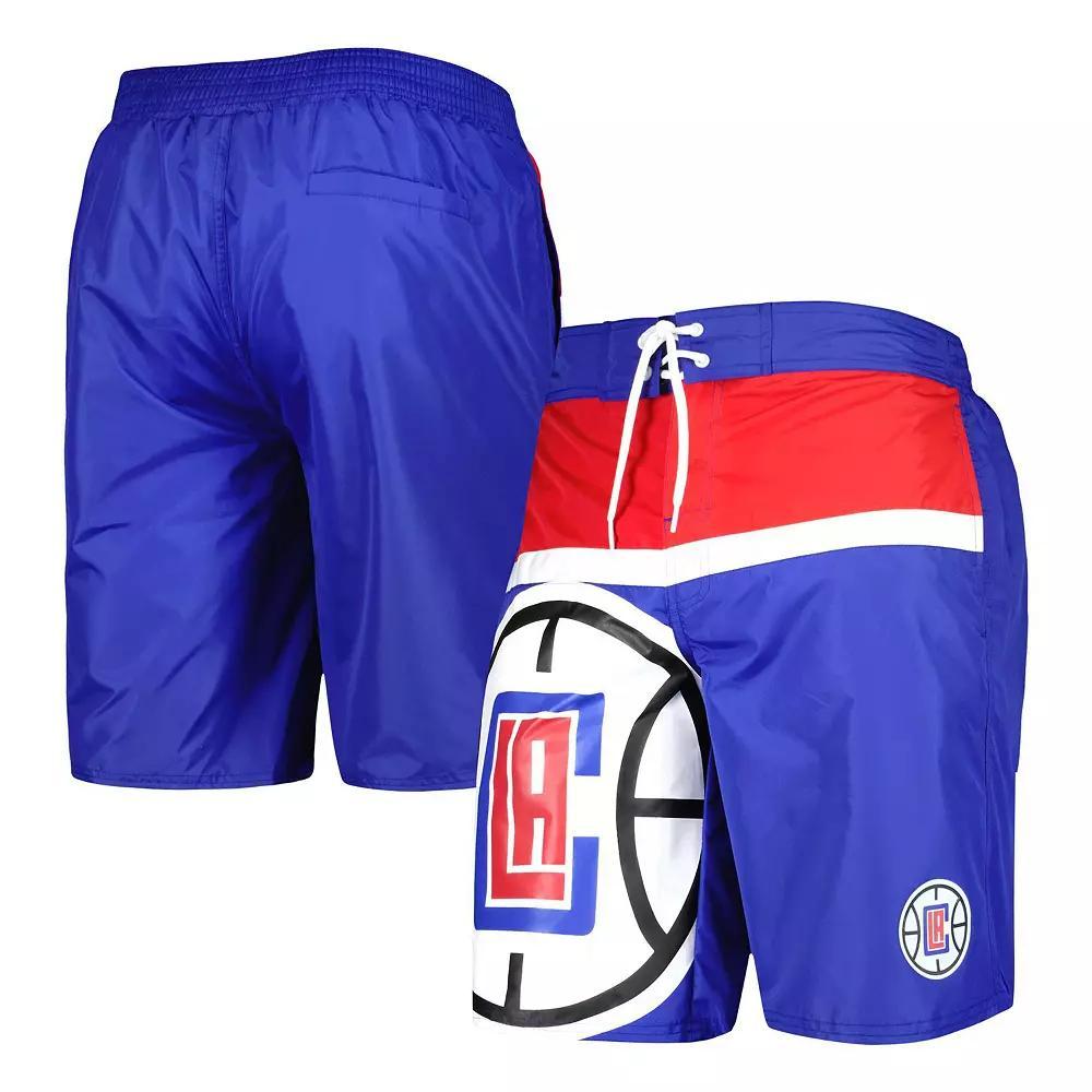 Men's G-III Sports by Carl Banks Royal LA Clippers Sea Wind Swim Trunks,  Product Image
