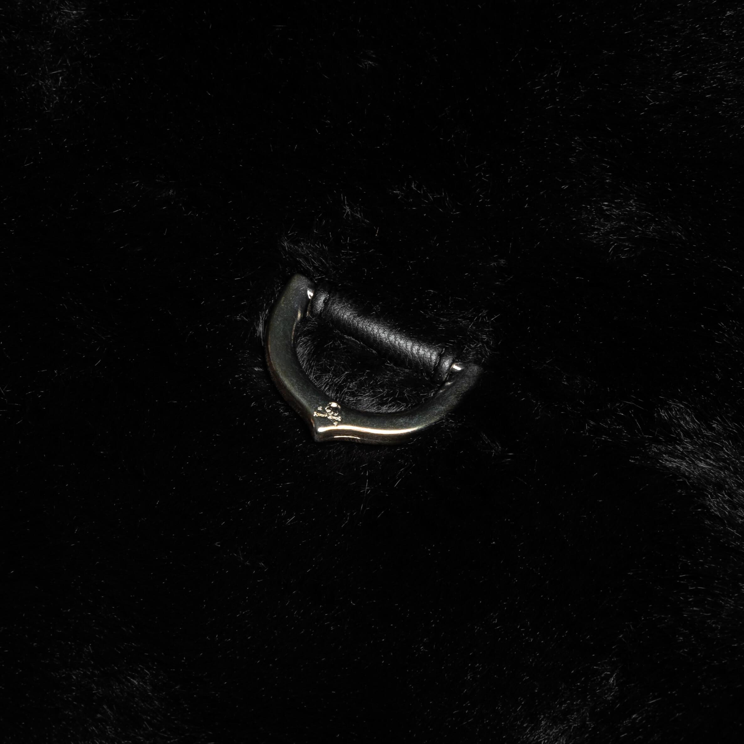 Acrylic Woven Full Zip Jacket - Black Male Product Image