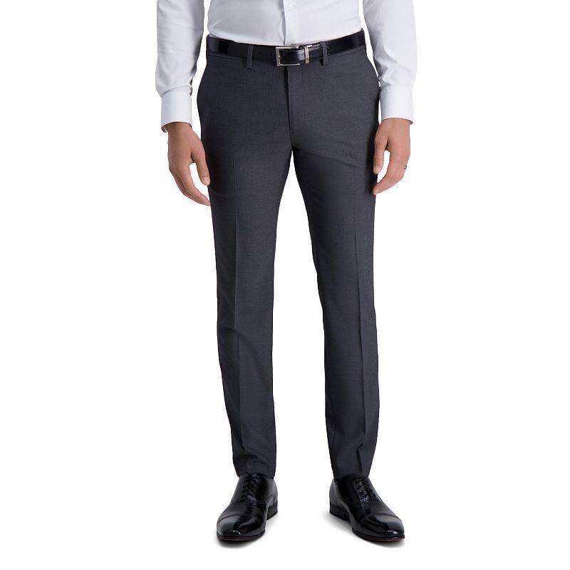 Mens J.M. Haggar Heather Herringbone Ultra-Slim Fit Flat-Front Suit Pants Product Image