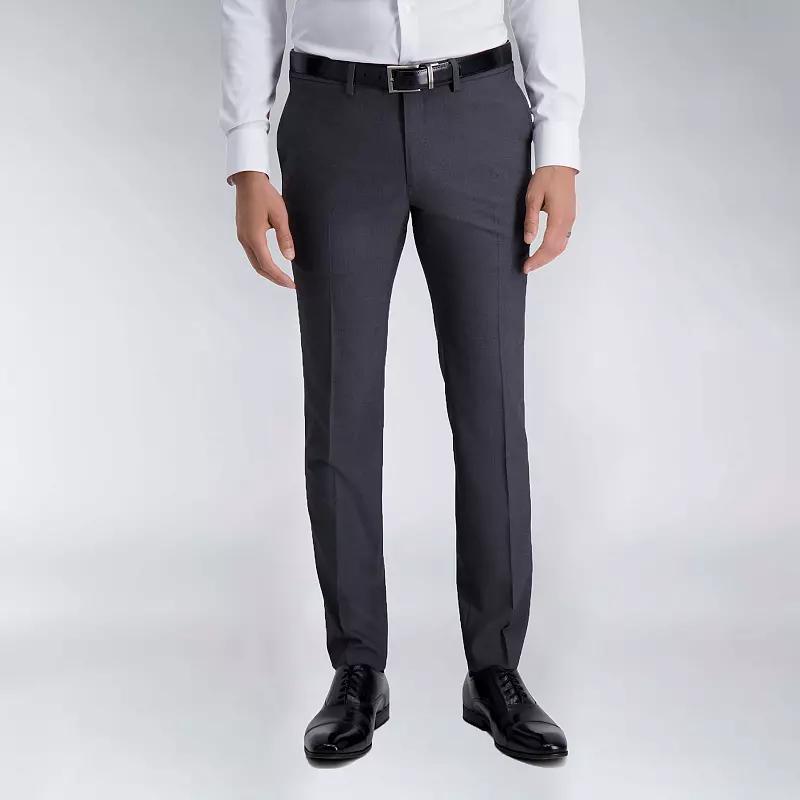 Mens J.M. Haggar Heather Herringbone Ultra-Slim Fit Flat-Front Suit Pants Product Image