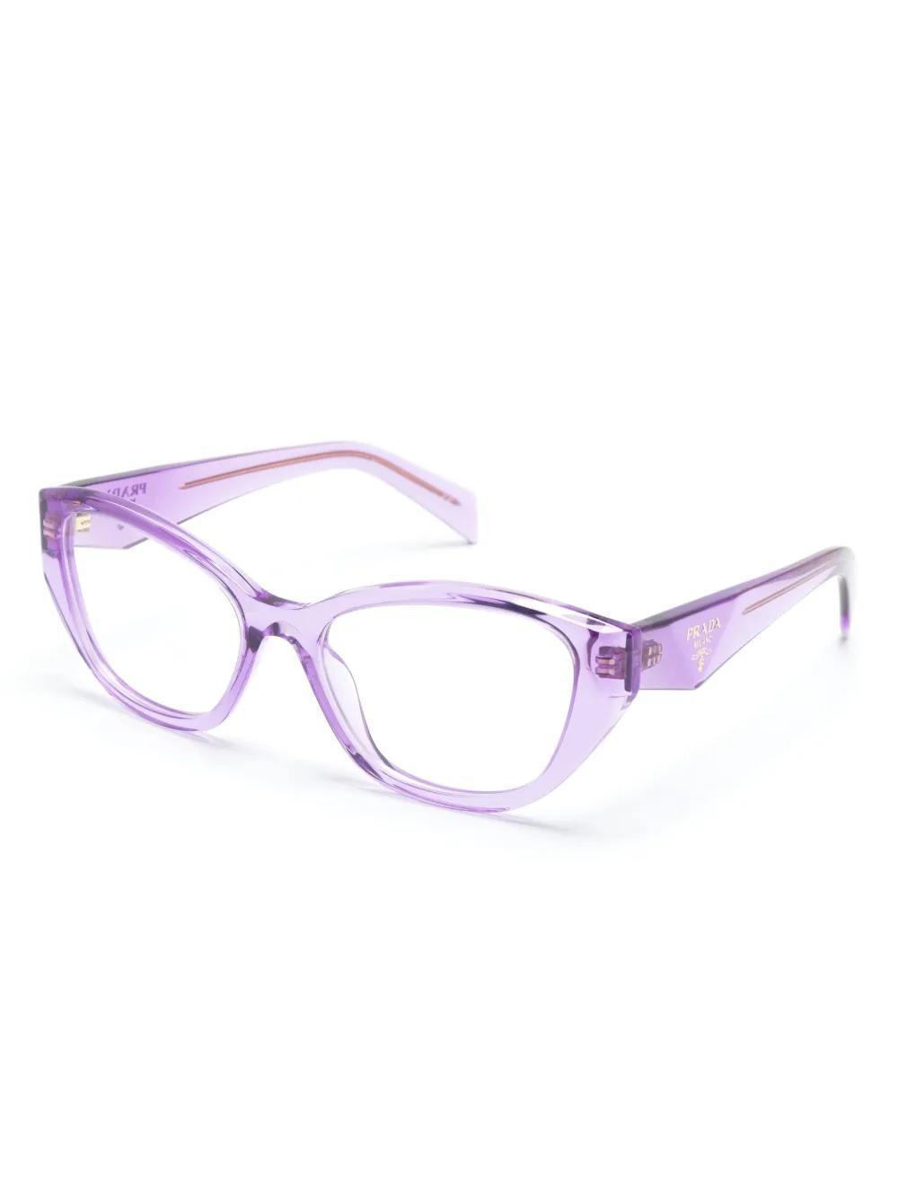 PRADA Butterfly-frame Glasses In Purple Product Image