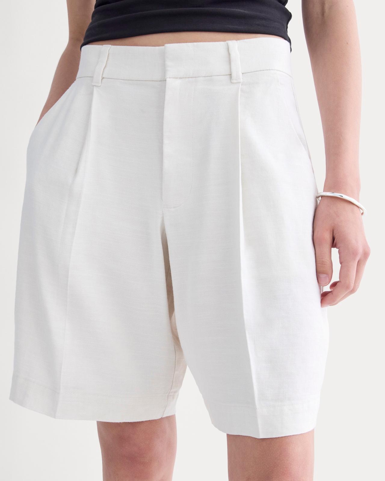Womens Pleated Short in Stretch Linen by Everlane Product Image