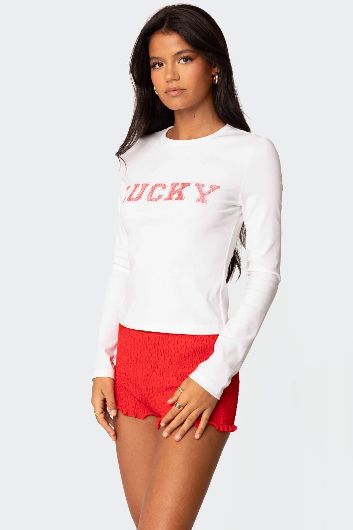 Get Lucky Long Sleeve T Shirt Product Image