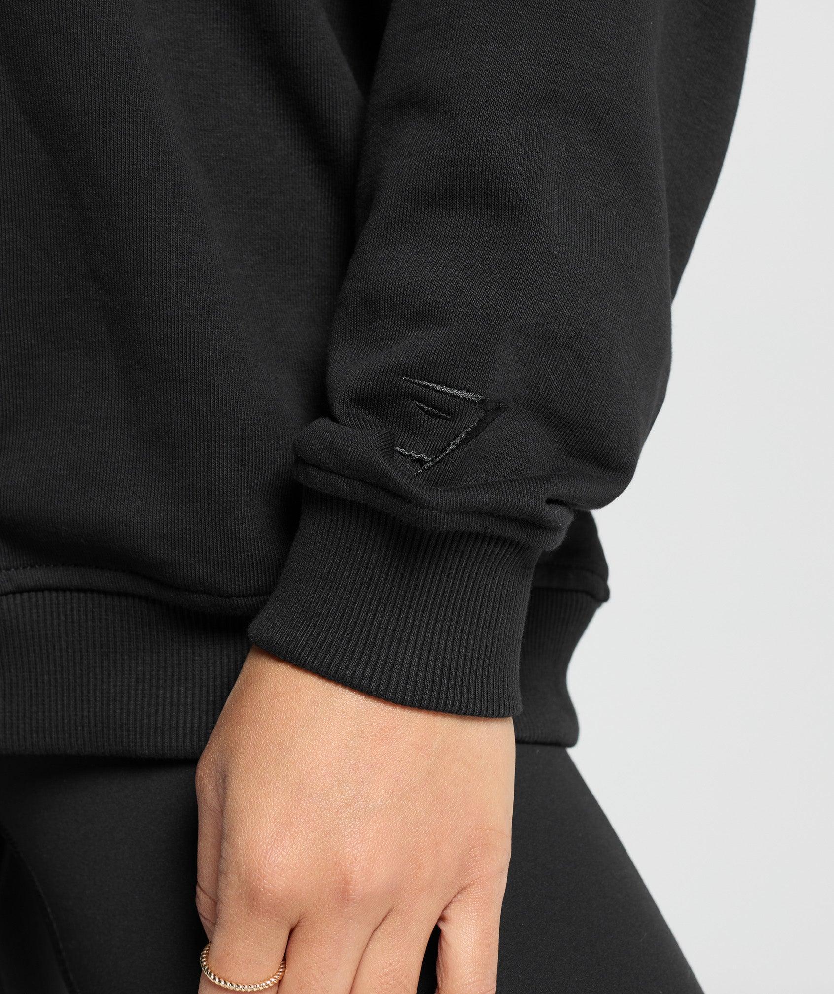 Gymshark Block Oversized Hoodie - Black Female Product Image
