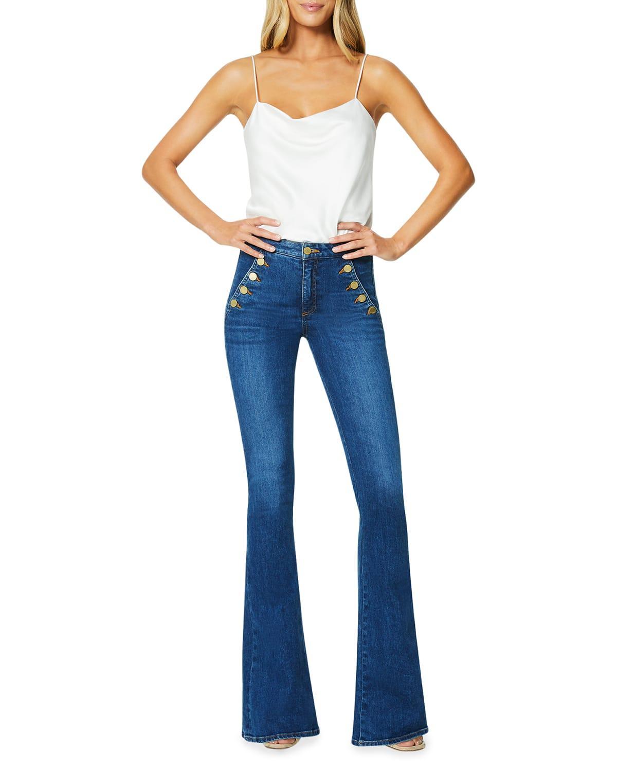 Helena Mid-Rise Flare Jeans Product Image