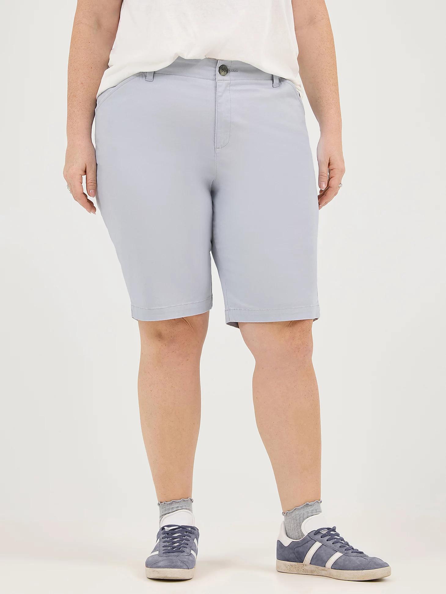 Women's Legendary Denim Chino Bermuda (Plus) | Women's Shorts | Lee® Product Image
