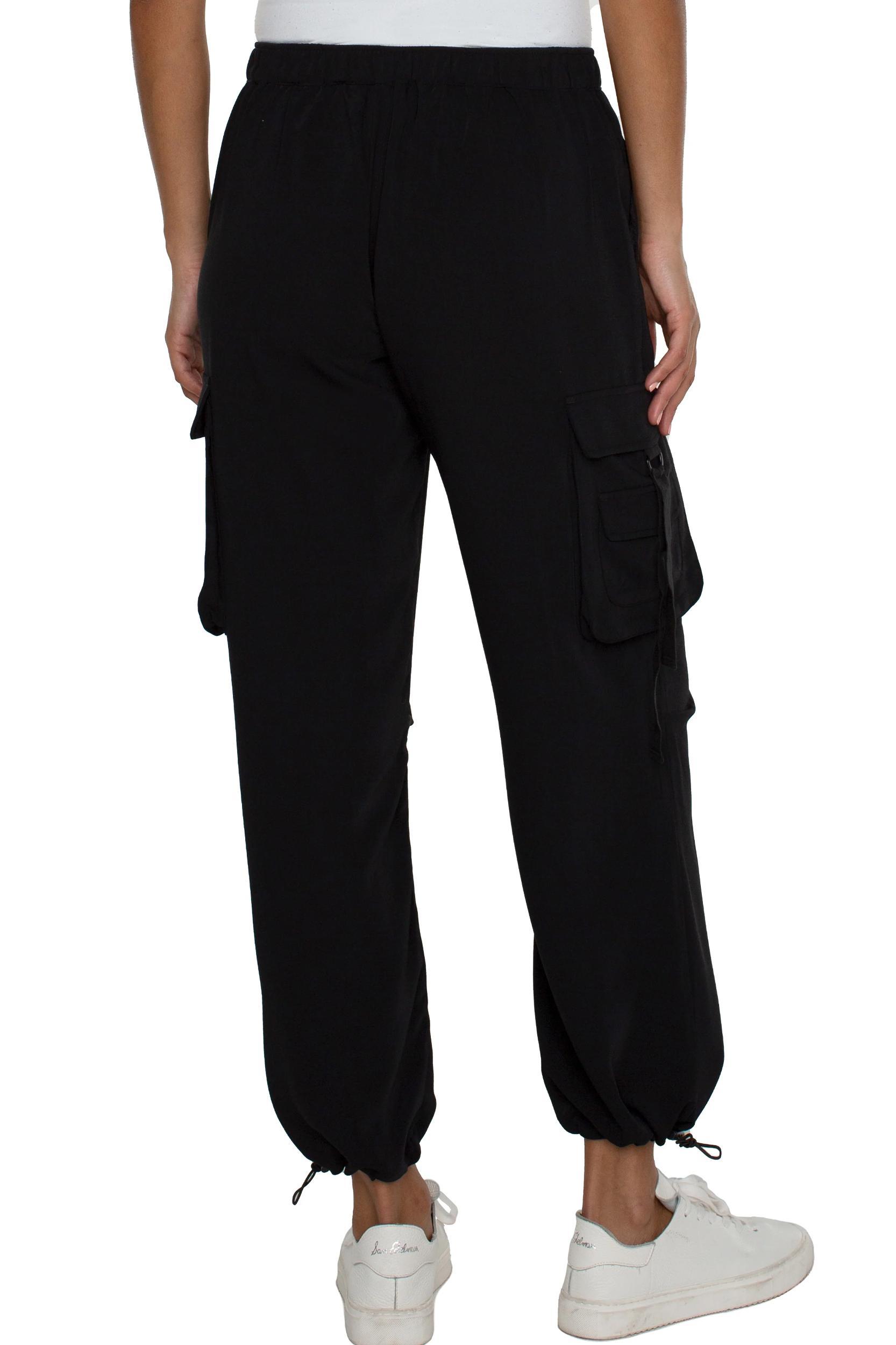 Cinch Hem Parachute Cargo Pants Product Image