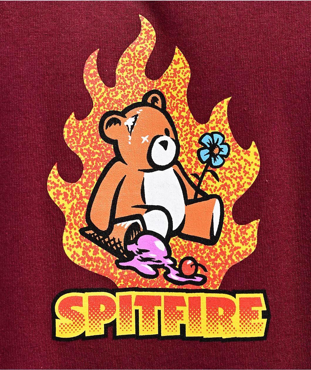 Spitfire Lil Beatdowns Maroon T-Shirt Product Image