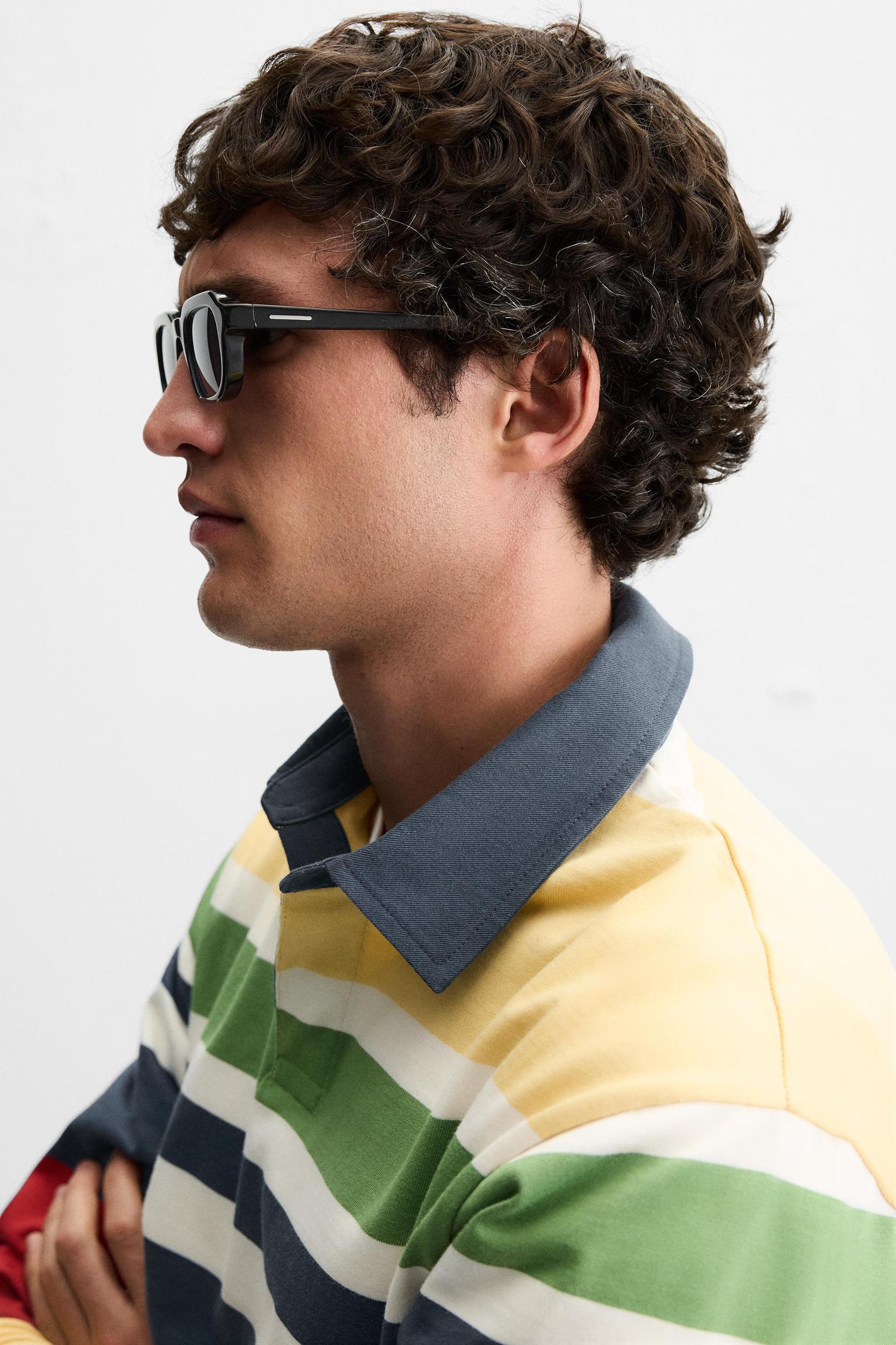 STRIPED POLO SHIRT Product Image