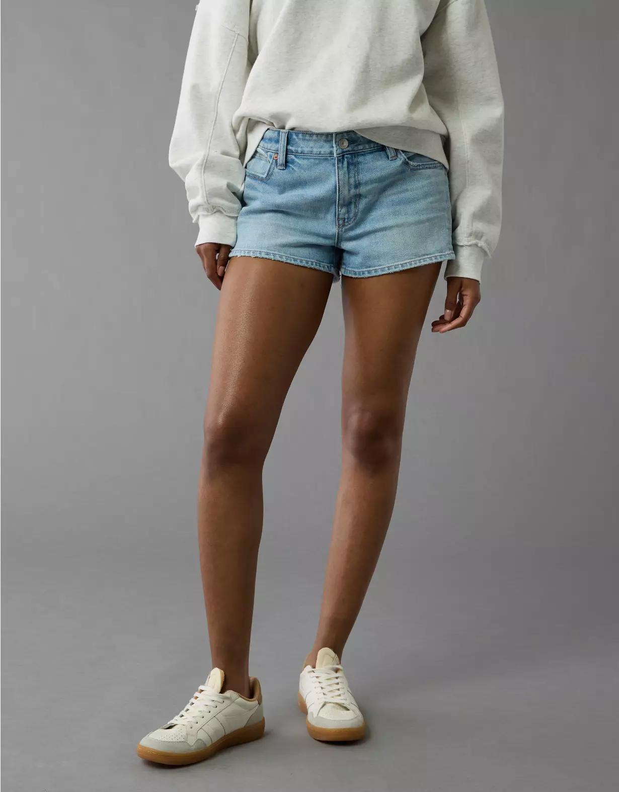 AE Stretch Denim Perfect Shortie Product Image