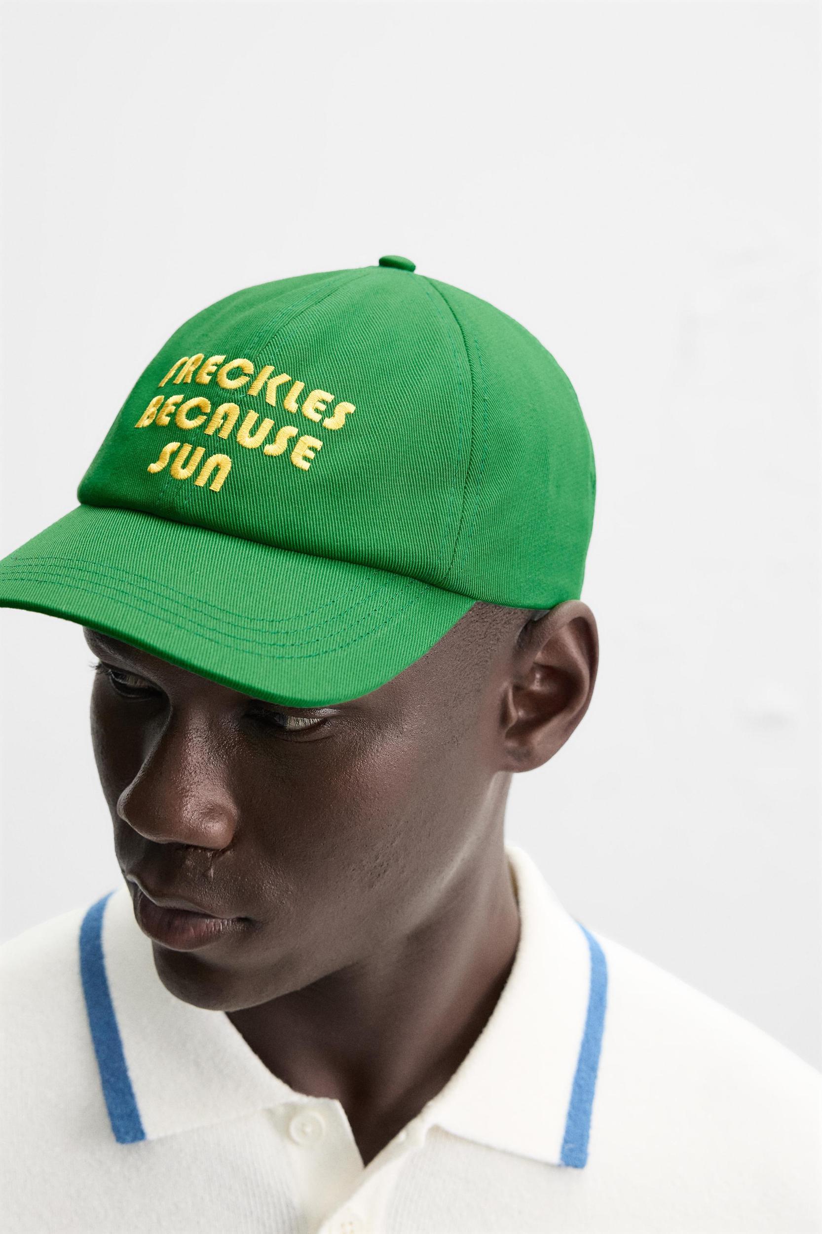 EMBROIDERED TEXT CAP Product Image