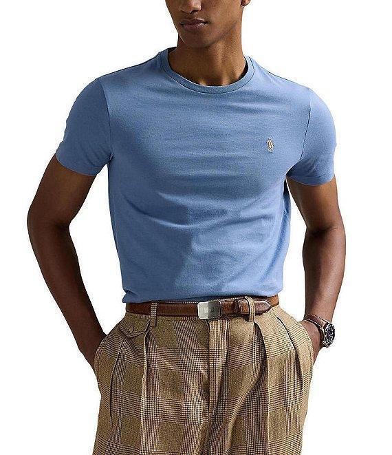 Polo Ralph Lauren Custom Slim Fit Jersey Crewneck Short Sleeve T-Shirt Product Image