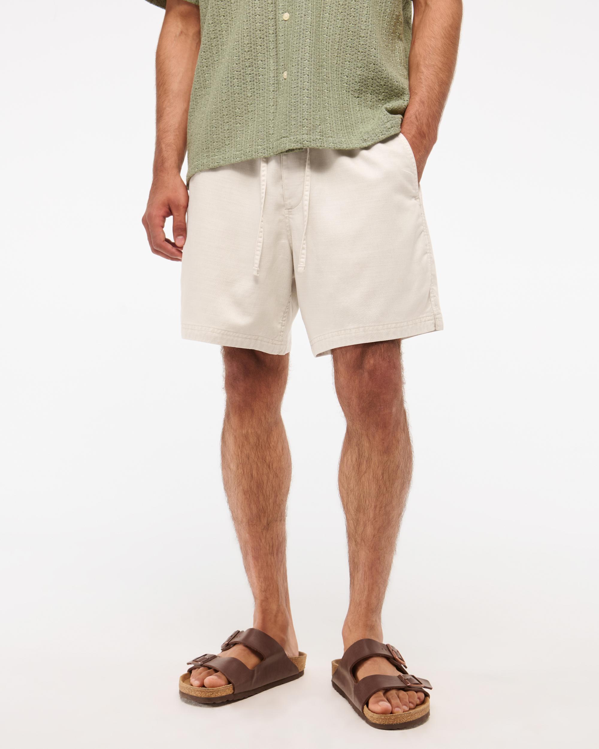 Cotton-Blend Pull-On Short Product Image