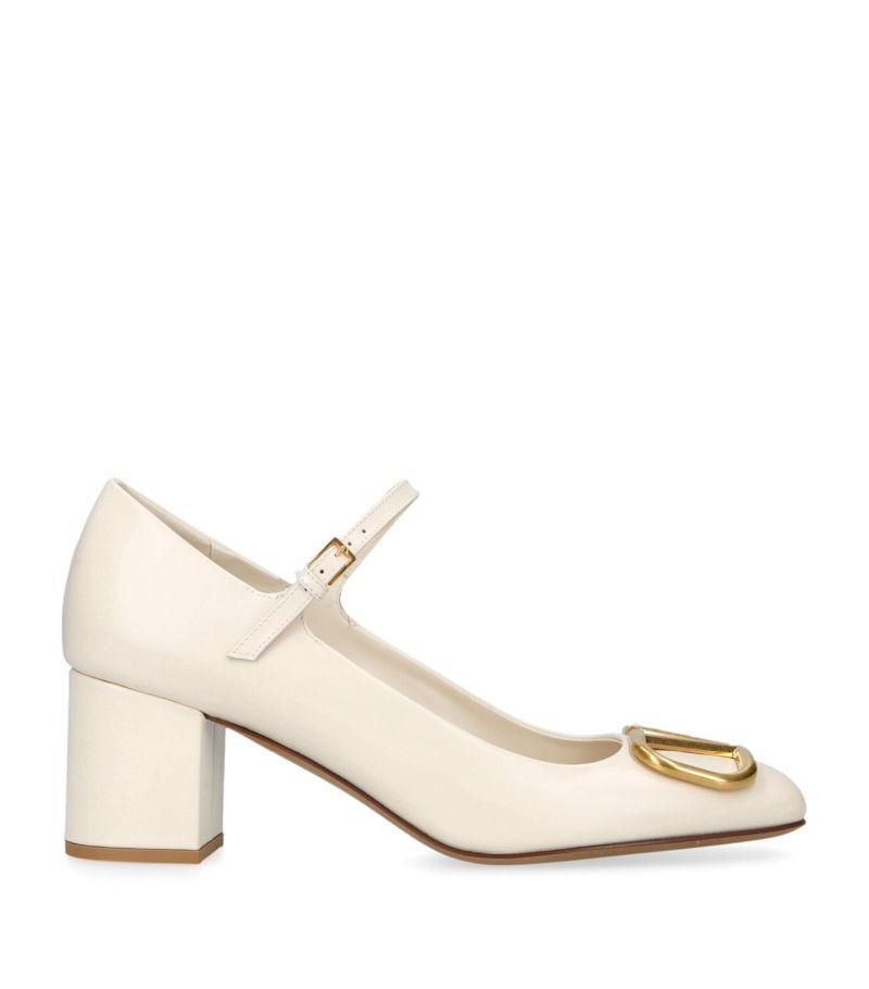 VALENTINO GARAVANI Vlogo Mary Jane Pumps 60 In Neutrals Product Image