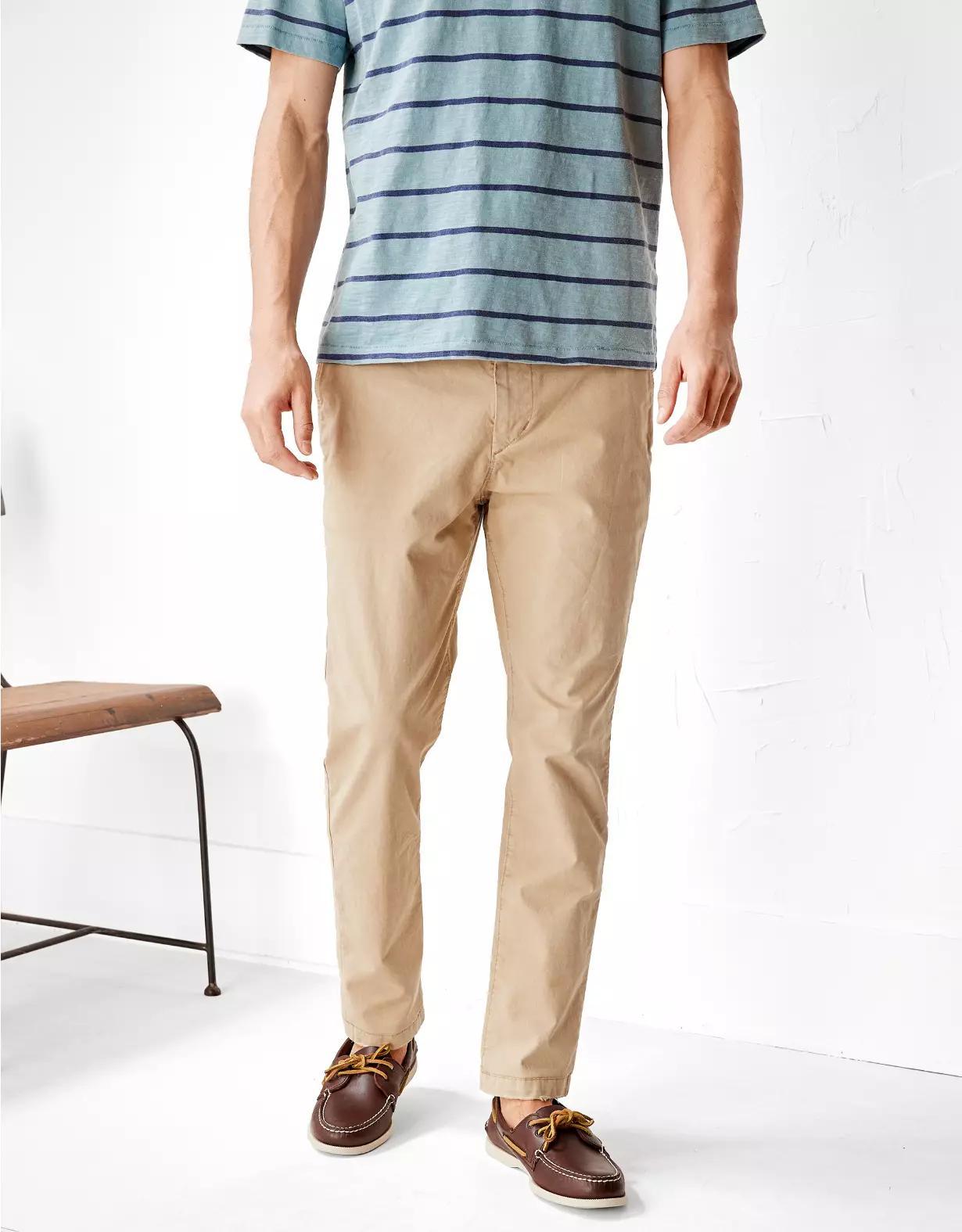 AE Flex Slim Lived-In Khaki Pant Product Image