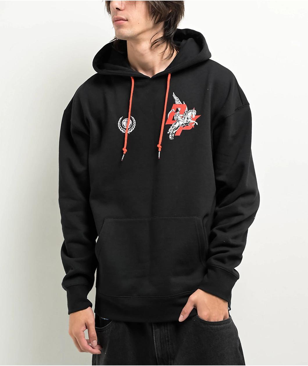 Broken Promises Pegasus Black Hoodie Product Image