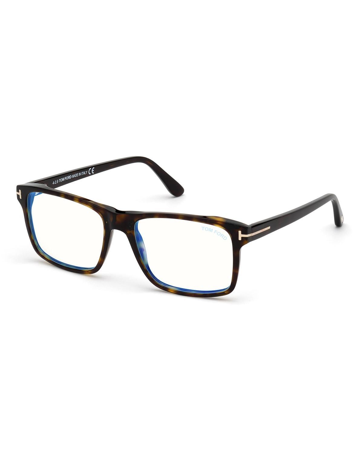 Mens FT5682-BM54 Blue Light Blocking Square Optical Glasses Product Image