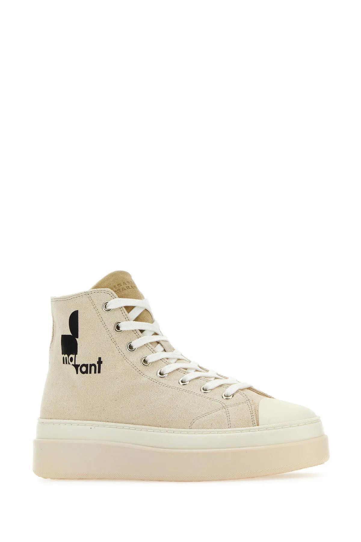 ISABEL MARANT Sneakers In Cream Product Image