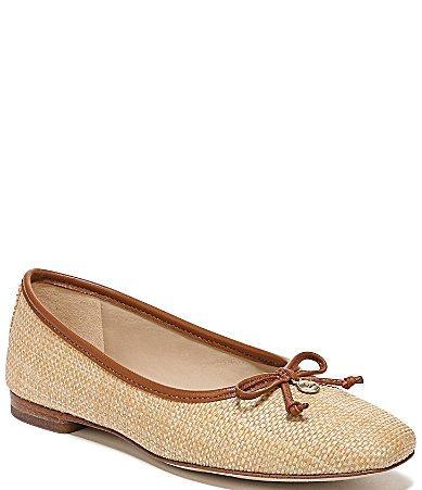 Sam Edelman Meadow Ballet Flat Bleached Beechwood Weave Product Image