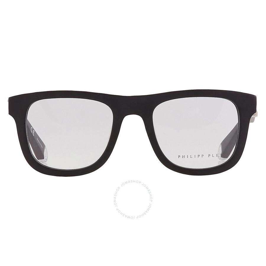 PHILIPP PLEIN Demo Square Men's Eyeglasses Vpp023m 0703 51 In Black Product Image