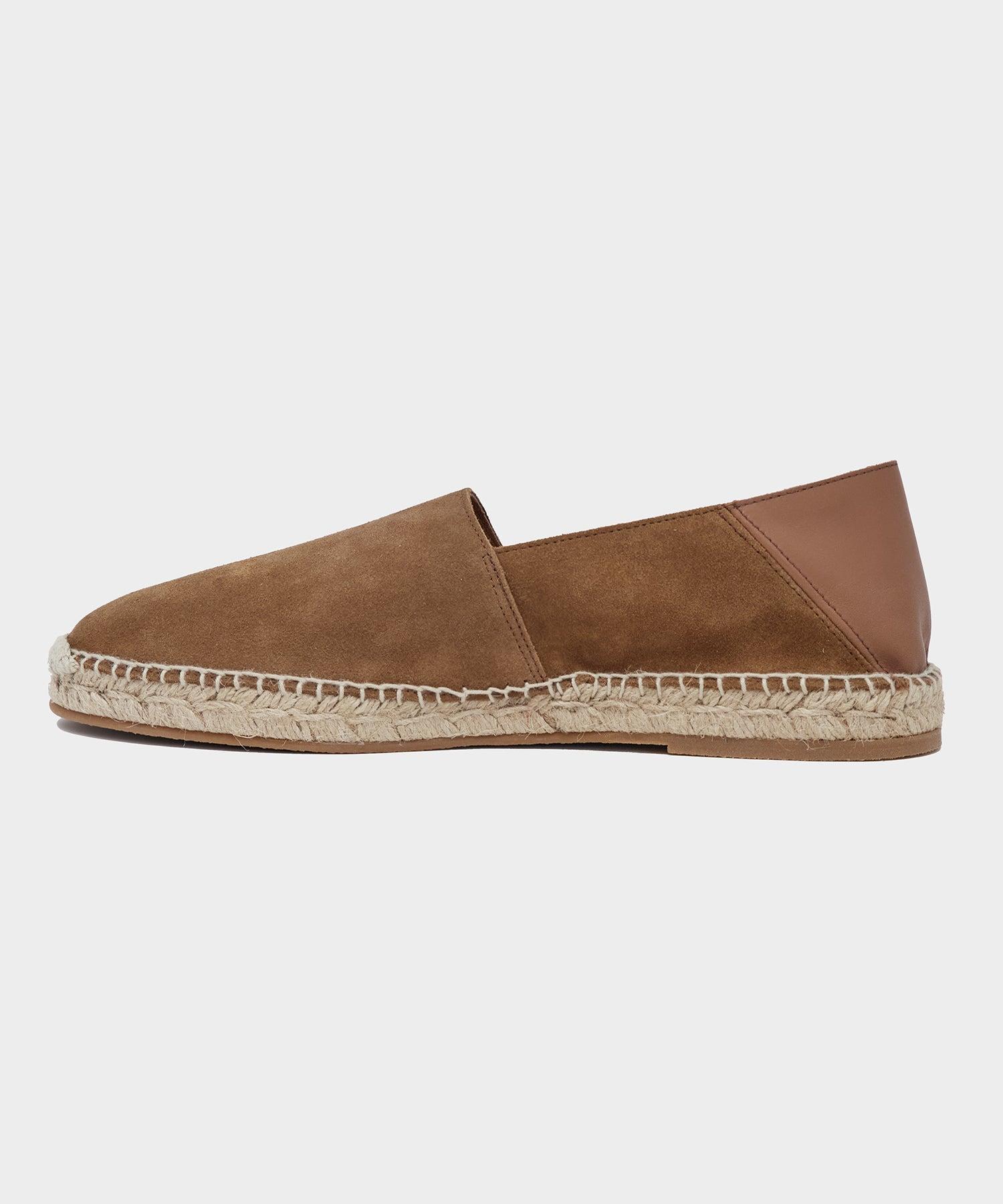 Suede Espadrille in Tobacco Product Image