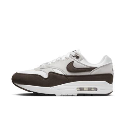 Nike Womens Nike Air Max 1 - Womens Shoes Grey/Brown Product Image