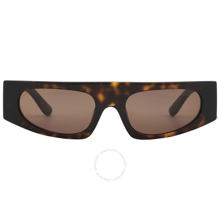 DOLCE & GABBANA Dolce And Gabbana Dark Brown Browline Ladies Sunglasses Dg4411 502/73 54 In Brown / Dark Product Image