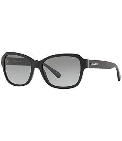 COACH Womens Signature Black Sunglasses Product Image