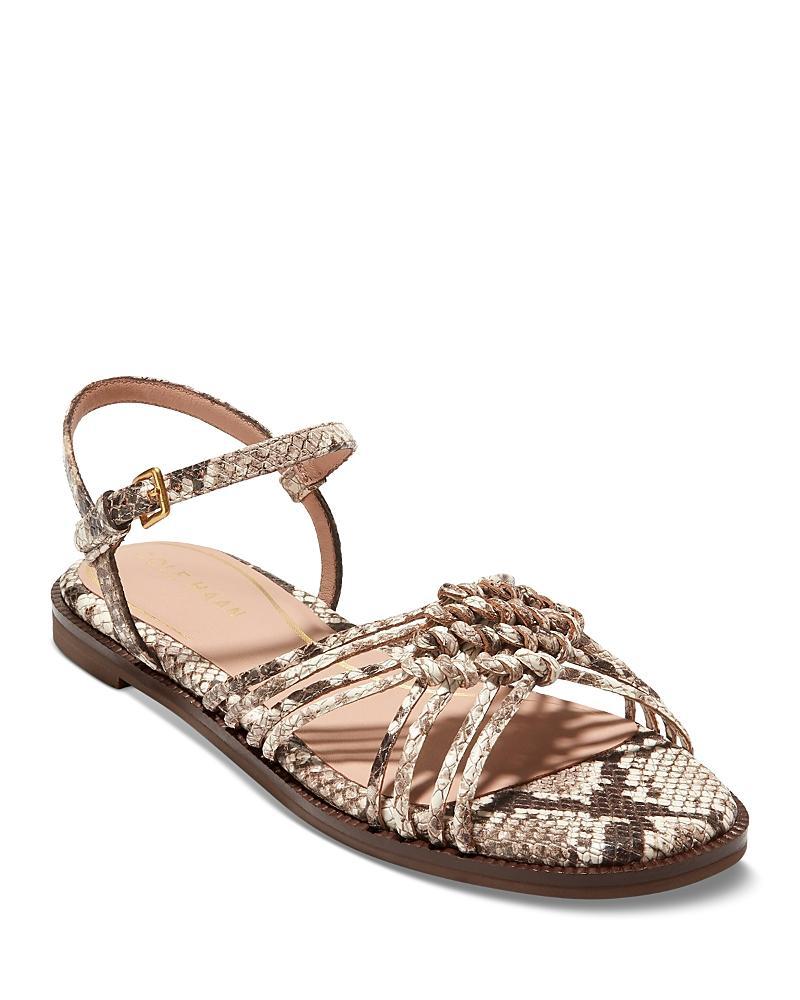 Cole Haan Womens Jitney Knotted Ankle Strap Sandals Product Image