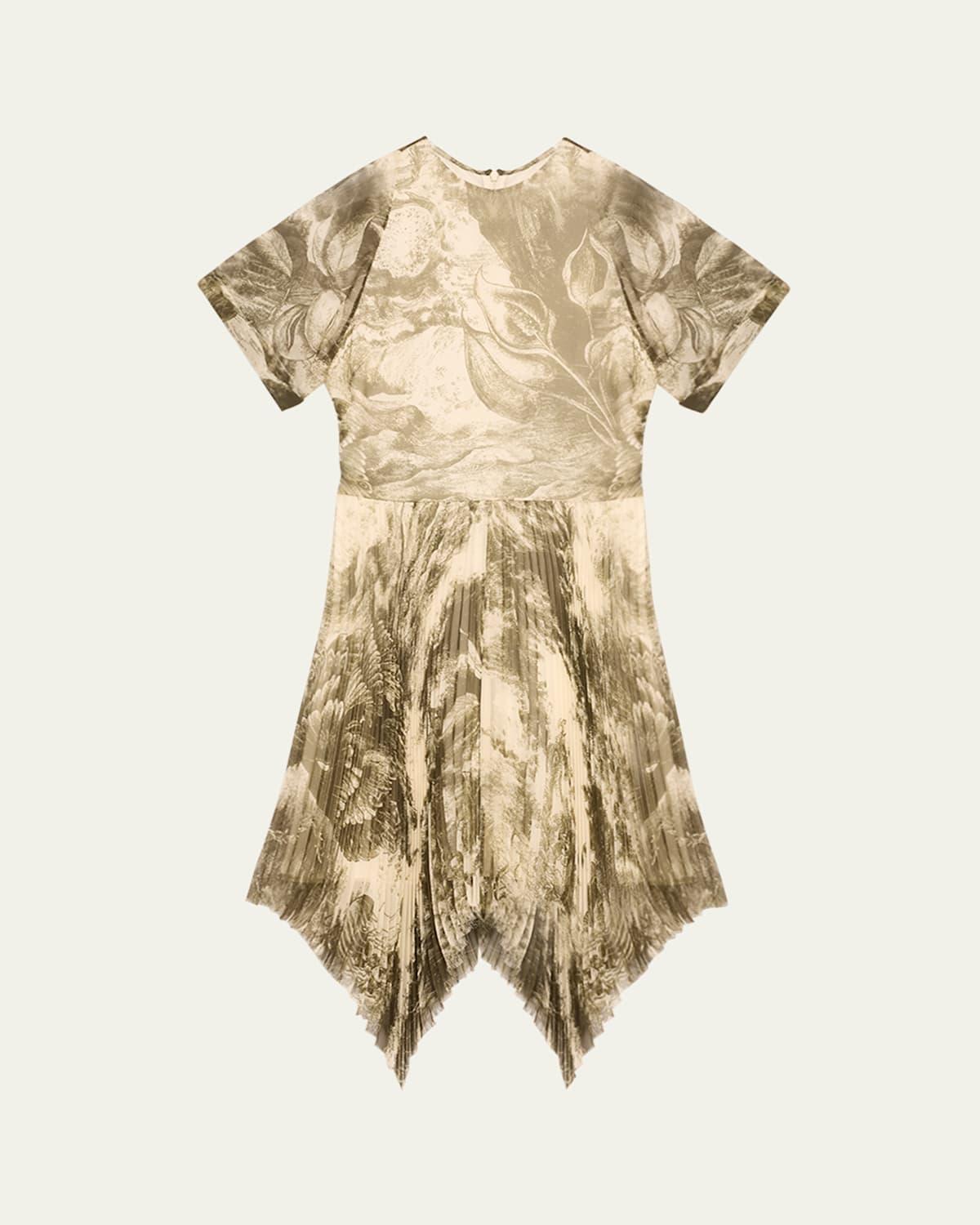 Womens Oceanscape Print Short-Sleeve Minidress Product Image