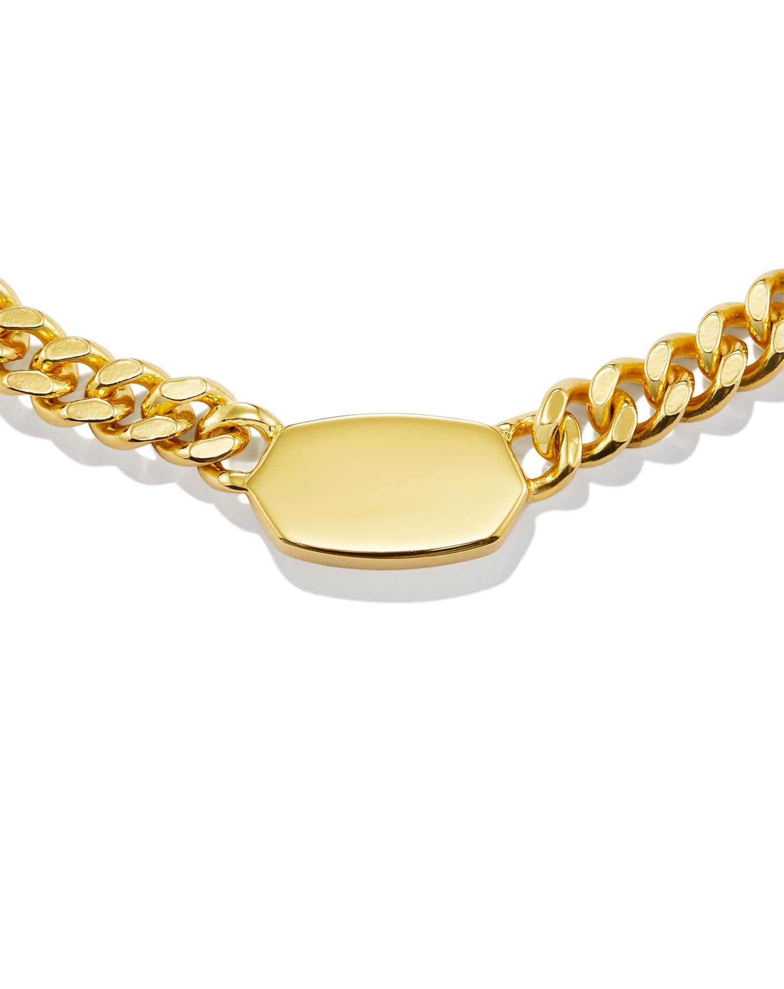 Elisa Curb Chain Necklace in Sterling Silver Product Image