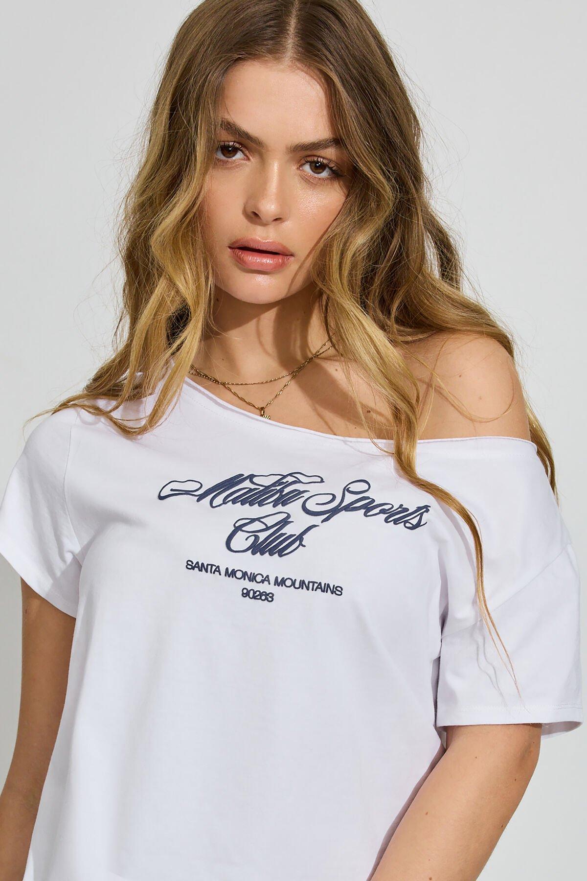 SoftTerry Off Shoulder Sweatshirt Product Image