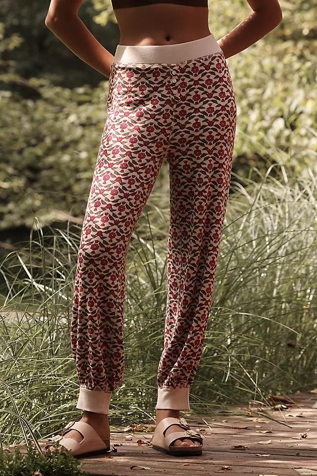 By Anthropologie Waffle-Knit Pajama Pants Product Image