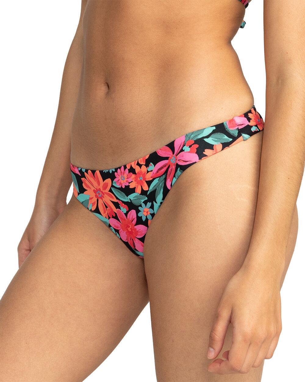 ROXY Printed Beach Classics Low Waist Bikini Bottoms Product Image