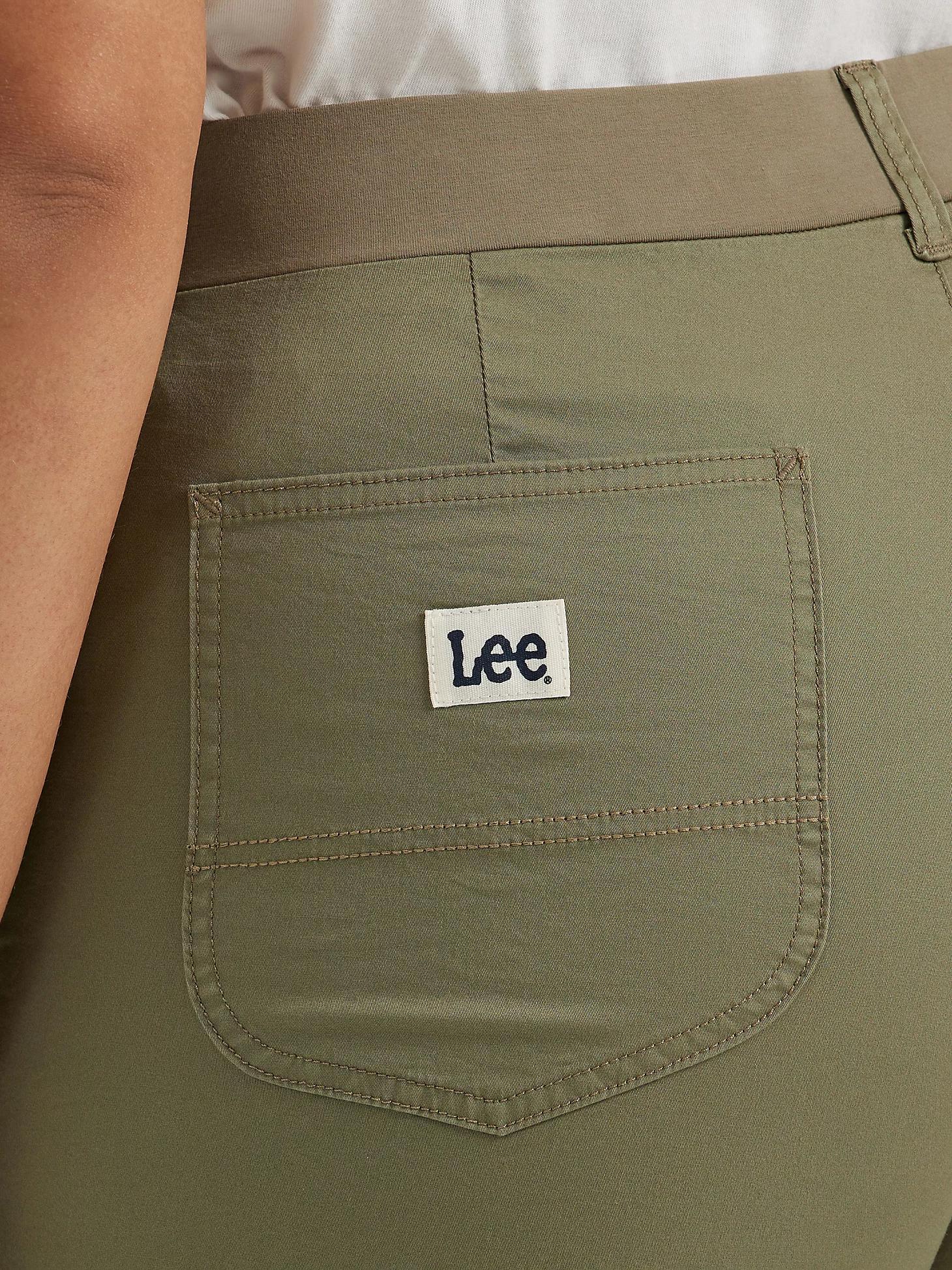 Women's Ultra Lux Comfort with Flex-To-Go Relaxed Fit Utility Bermuda (Plus) | Women's Shorts | Lee® Product Image