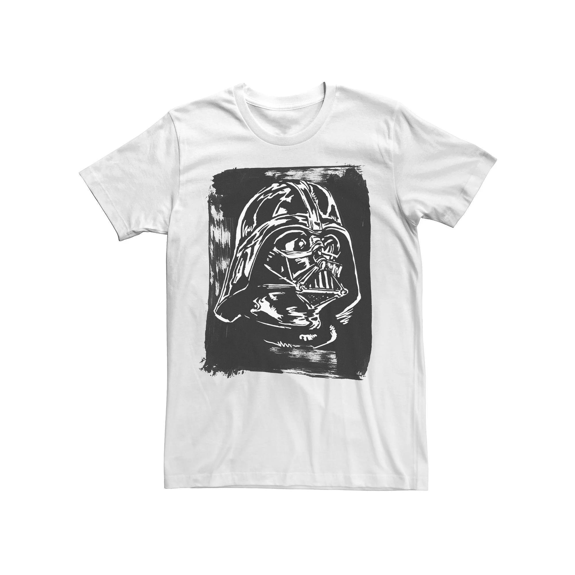 Men's Star Wars Darth Vader Paint Smear Stamp Tee,  Product Image