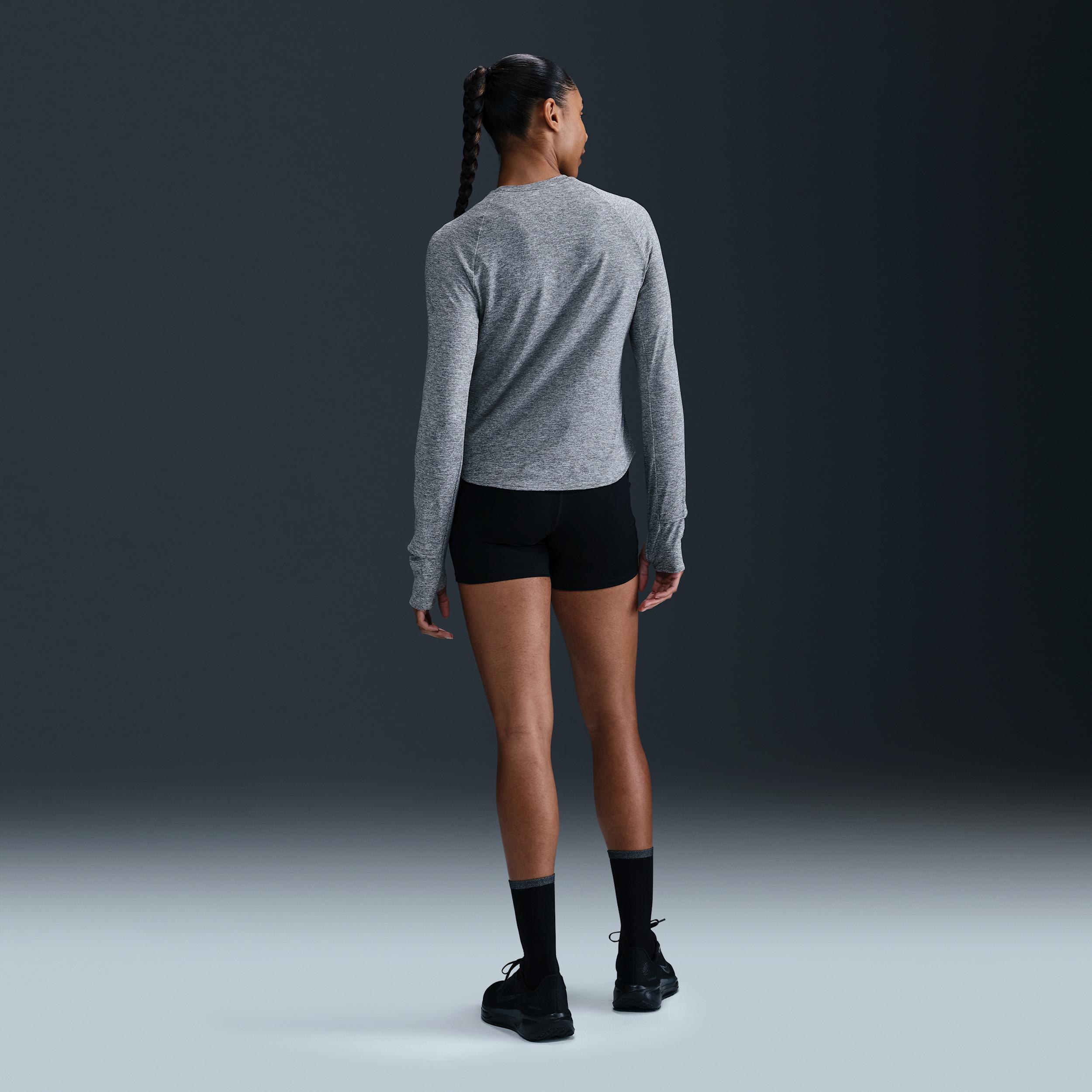 Nike Womens Swift Dri-FIT UV Long-Sleeve Crew-Neck Running Top | HQ0503-084 Product Image