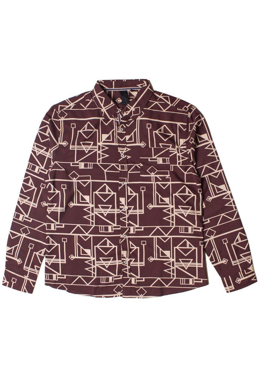70's Geometric Button Up Shirt Product Image