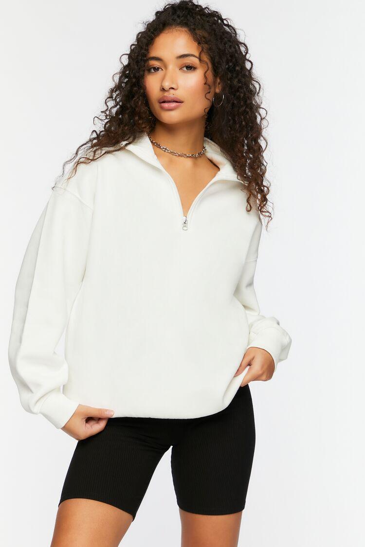 Fleece Half-Zip Pullover | Forever 21 Product Image