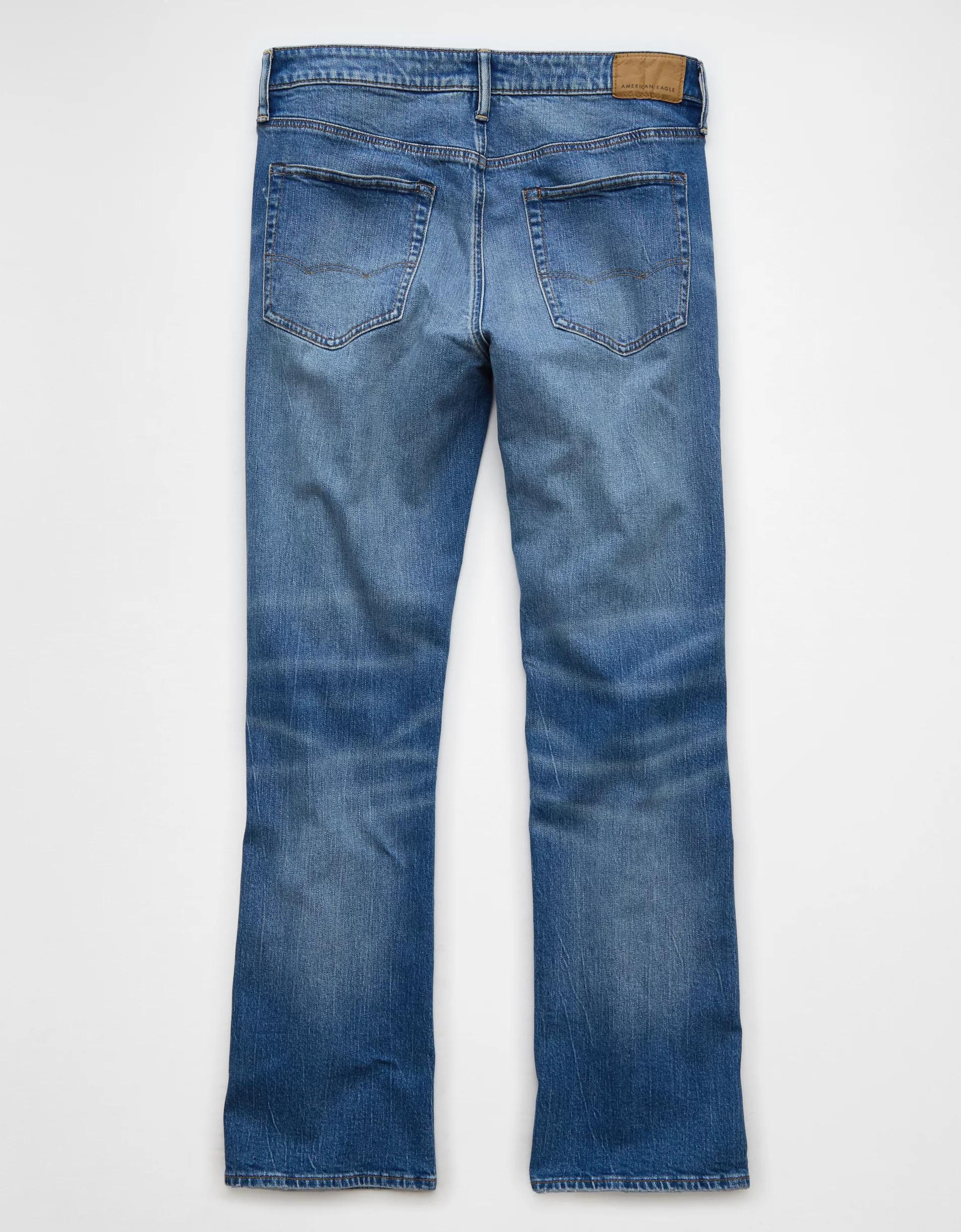AE AirFlex+ Distressed Original Bootcut Jean Product Image