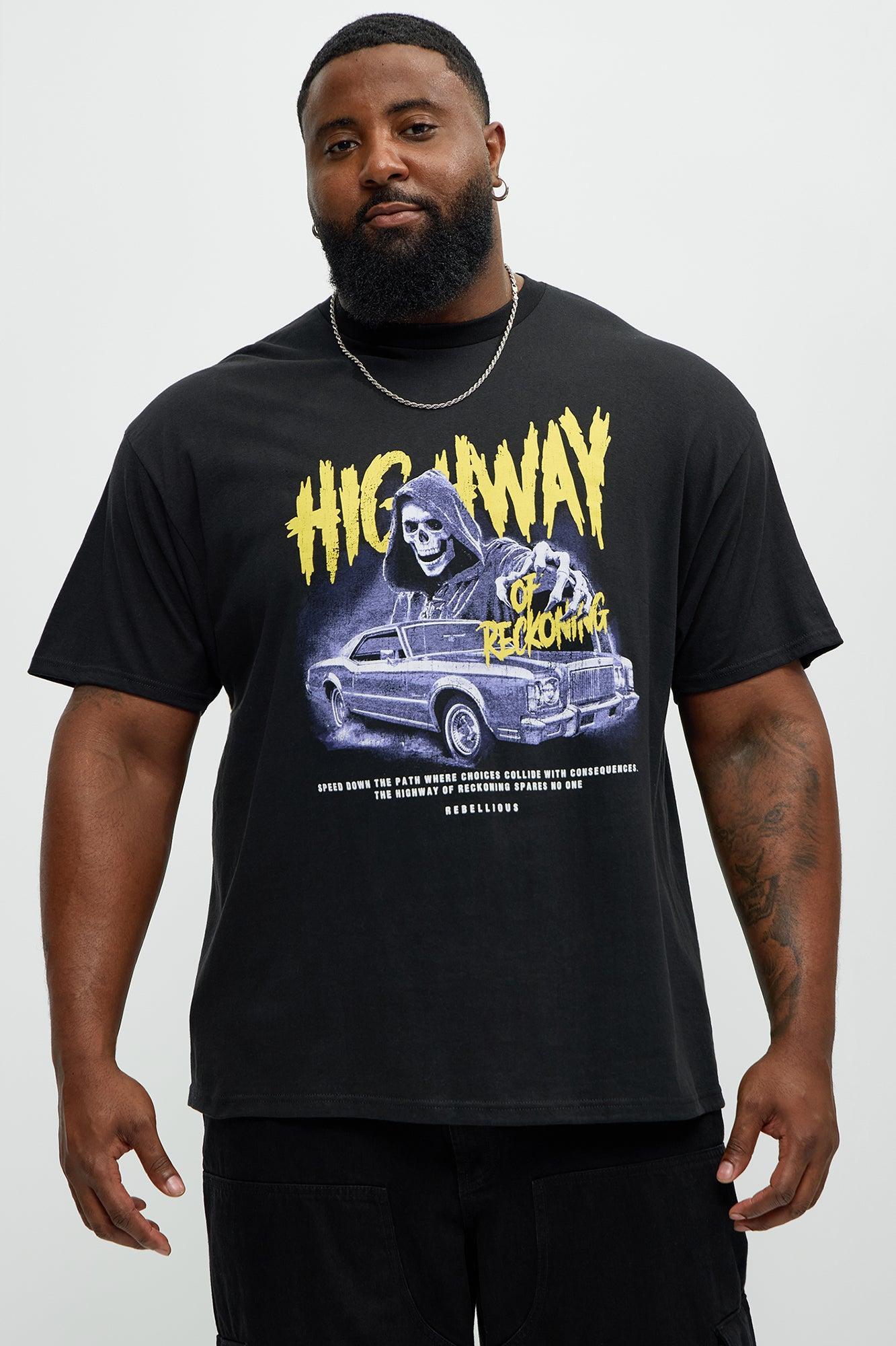 Highway Of Reckoning Short Sleeve Tee - Black Product Image