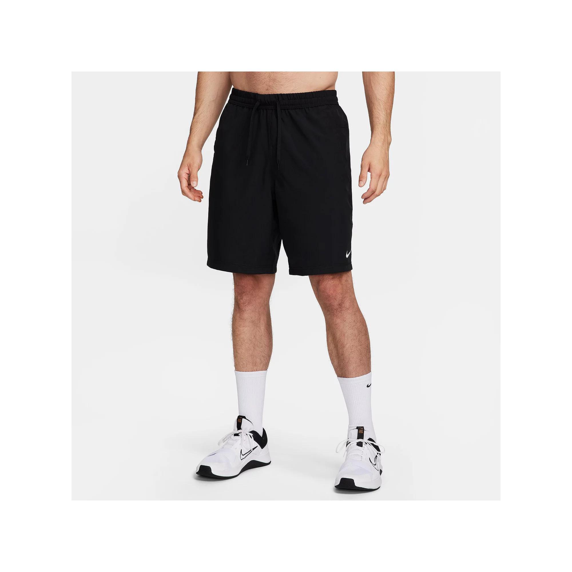 Big & Tall Nike Form Dri-FIT 9" Unlined Versatile Shorts, Men's, Size: XXL Tall, Black White Product Image