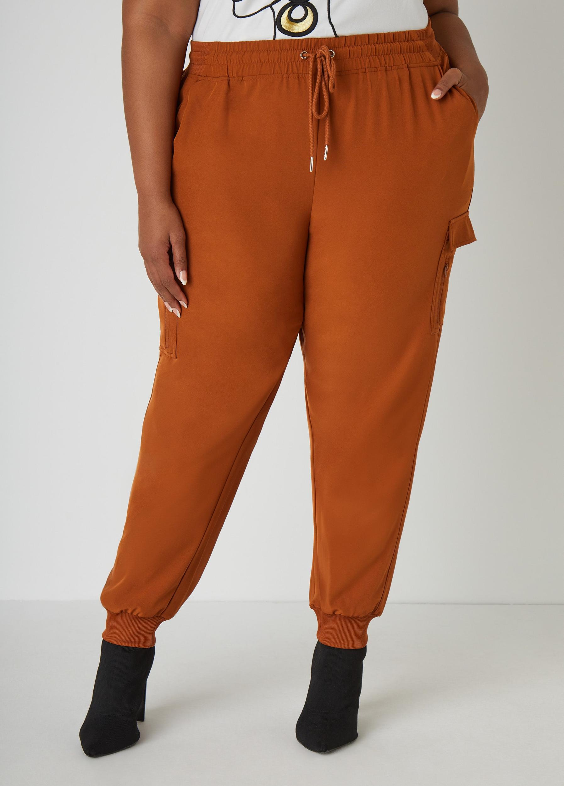 High Rise Cargo Joggers Product Image