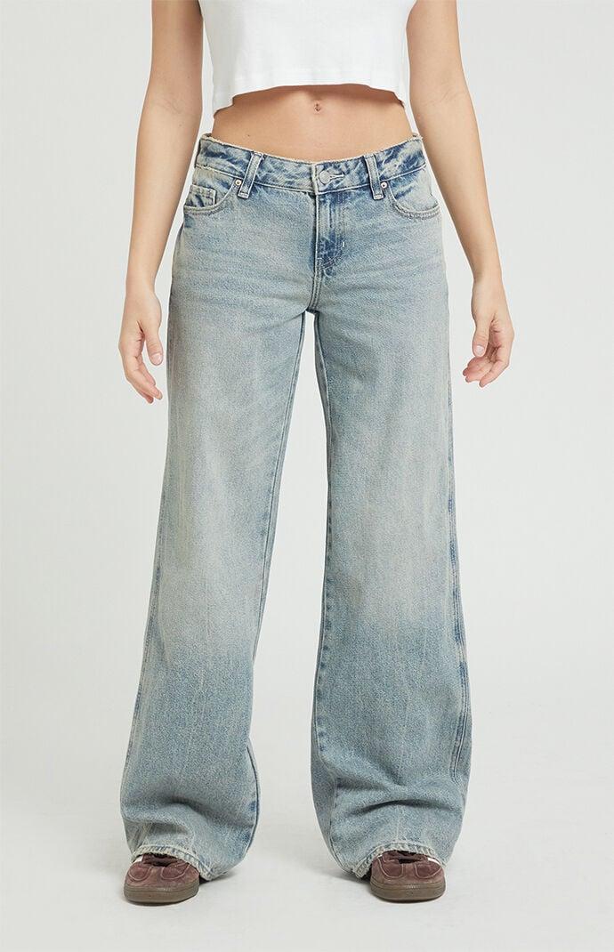 Women's Casey Tint Low Rise Baggy Jeans - Product Image