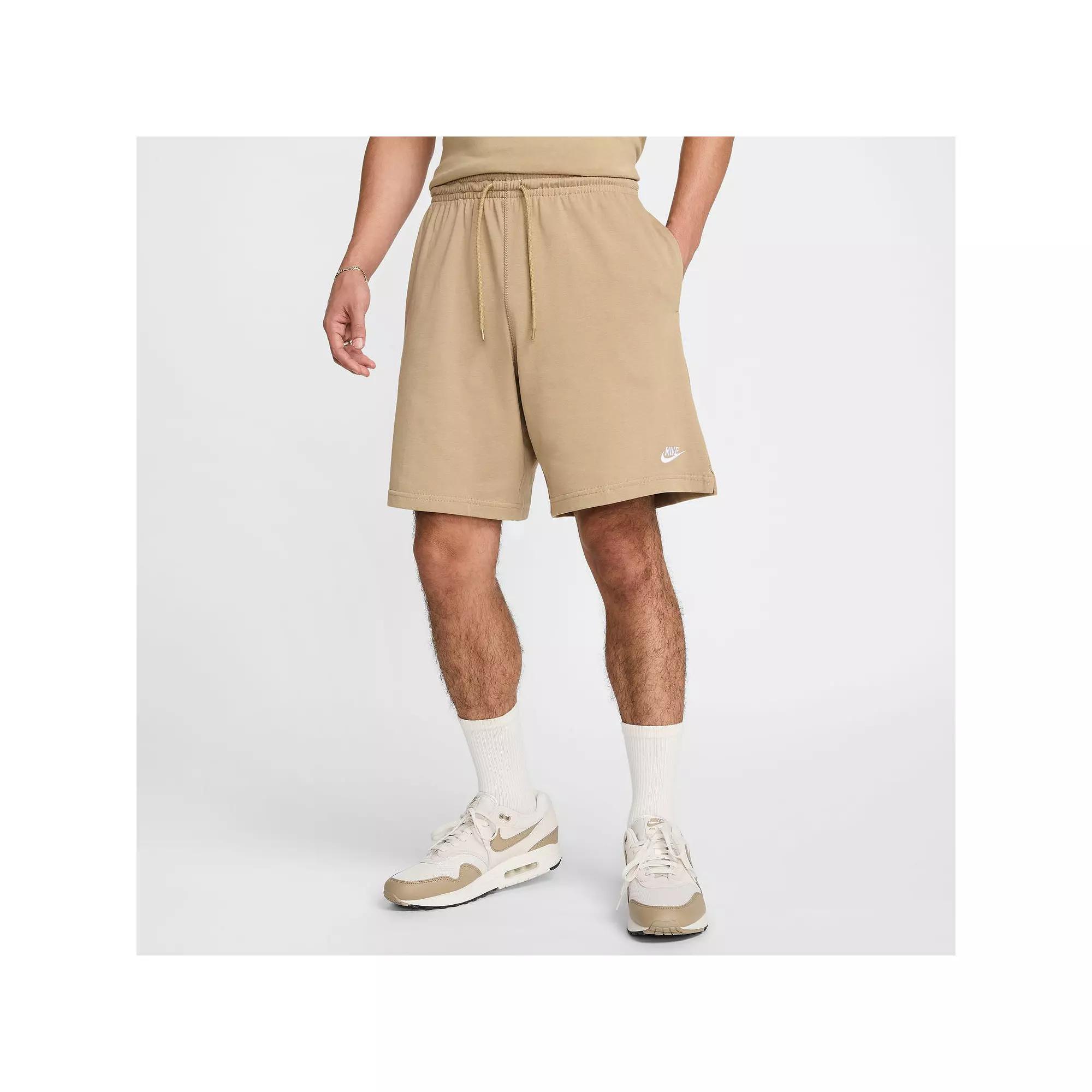 Big & Tall Nike Club Knit Shorts, Men's, Size: Medium Tall, Parachute Beige Product Image